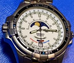 SEIKO SPORTS 150 ムーンフェイズ タイドマスター SEIKO SPORTS 150 ムーンフェイズ タイドマスター - メルカリ