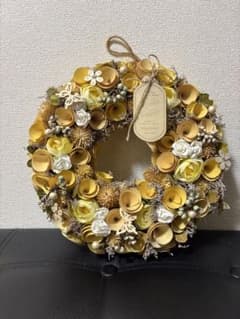 NATURAL WREATH イエロー系 フラワーリースのサムネイル