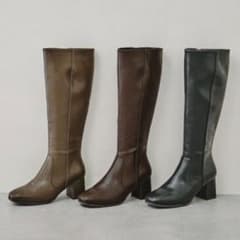 ORiental TRaffic スクエアトゥヒールロングブーツ　11503のサムネイル