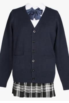 Blostirno スクールカーディガン L ネイビー　紺　制服のサムネイル