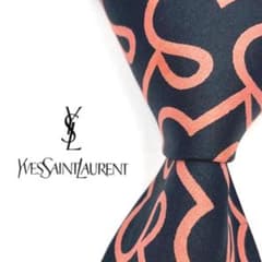 ◇良品◇Yves Saint Laurent ネクタイ 黒色 幾何学柄 オシャレ - メルカリ