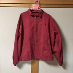 【90s〜】Polo Ralph Lauren スイングトップ 赤 ポニー　Lのサムネイル