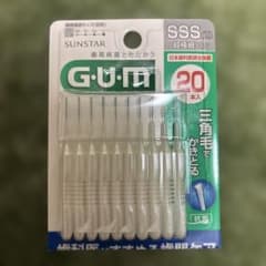 【匿名配送】GUM 歯間ブラシ I字型 SSS 10本のサムネイル