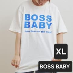 신품 BOSS BABY T 셔츠 XL 보스 베이비 로고 T 유니버설