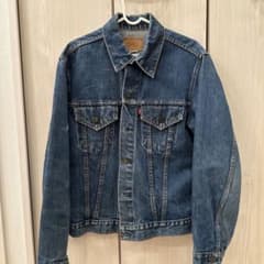 70s リーバイス 70505 デニムジャケット 布ケアタグ 縦落ち 4th