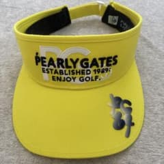 PEARLY GATES サンバイザー イエローのサムネイル