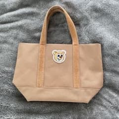 フェイラー オールドテディ ワッペントートバッグ L ベージュ - メルカリ