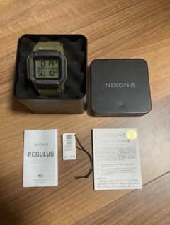 ピカード様専用！NIXON REGULUS デジタル腕時計 オリーブグリーン
