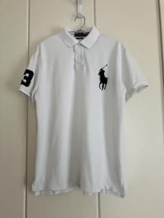 POLO RALPH LAUREN ポロシャツ ホワイト ビッグポニー - メルカリ