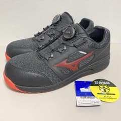 新品】MIZUNO BOAシステム 安全靴 メッシュ素材 黒/赤 26.0 - メルカリ