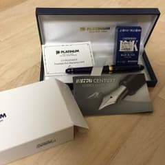 【処分価格】プラチナ 万年筆 センチュリー #3776 シャルトルブルーのサムネイル