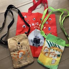 パンどろぼう　ガチャガチャ　ショルダーポーチ　トートバッグのサムネイル