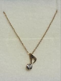 TSUTSUMI 音符デザイン ネックレス K10 - メルカリ