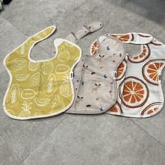 GLLQUEN BABY 食事エプロン 離乳食 保育園 3枚セットのサムネイル
