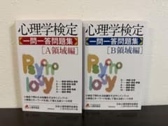 心理学検定 一問一答問題集【A領域編】【B領域編】2冊セットのサムネイル