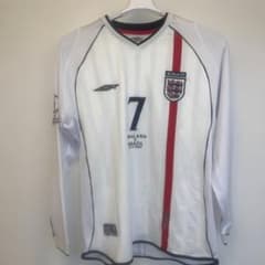 UMBRO イングランド代表ユニフォーム ベッカム 2002 柴田ひかり - メルカリ
