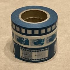 廃盤/未使用】マスキングテープ マークス 3本セット（ネイビー