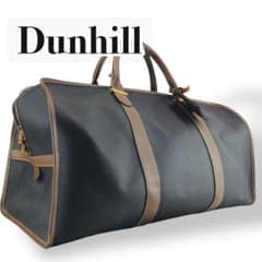 【美品】Dunhill ボストンバッグ　ダークグレー PVC 約31L 大容量 美品】Dunhill ボストンバッグ ダークグレー PVC 約31L 大容量 - メルカリ