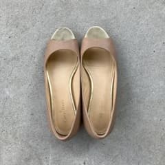 COLE HAAN オープントゥ フラットパンプス ベージュ 8.5Bのサムネイル