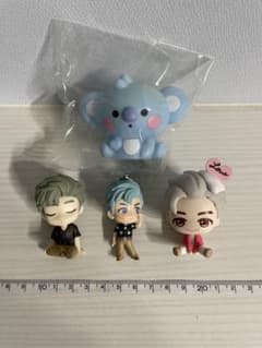 BTS RM & BT21 KOYA 피규어 & 키홀더 4점 세트