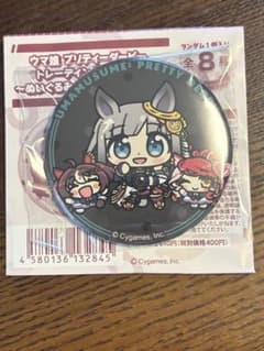 ウマ娘 プリティーダービー 缶バッジ ぬいぐるみといっしょ　クロノジェネシスのサムネイル