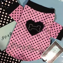 Fifi&Romeo フィフィ&ロメオ ♡XSサイズ♡ピンク ドット カシミヤのサムネイル