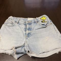 ZARA KIDS×PEANUTS スヌーピー デニムショートパンツのサムネイル