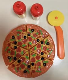 おままごと ピザセット ピザカッター 調味料 トレー付き おもちゃのサムネイル