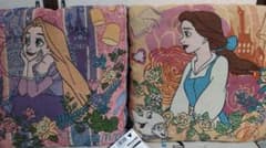 【新品未使用】 ラウンドワン限定 ディズニープリンセス クッション 2個セット