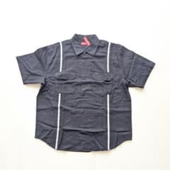 新品未使用】Supreme 半袖ワークシャツ 黒 L - メルカリ