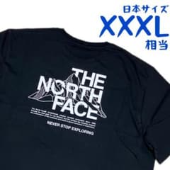 【海外限定】ノースフェイス　半袖Tシャツ　2枚セット　日本4L相当　A ラスト一点！【海外限定】ノースフェイス 半袖Tシャツ 日本4L相当 A589