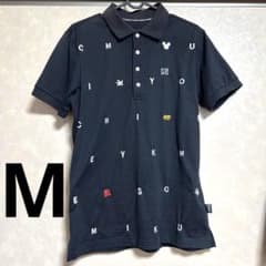 PEARLY GATES 半袖ポロシャツ ミッキーマウス ブラック Mサイズ - メルカリ