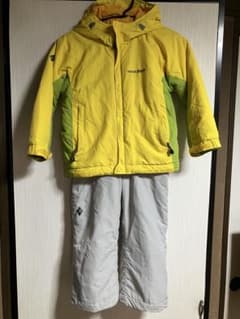 モンベル　パウダーライトジャケット 、パウダーライトビブ Kid's セット モンベル パウダーライトジャケット 、パウダーライトビブ Kid's