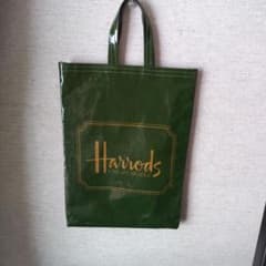 Harrods ハロッズ トートバッグ グリーンのサムネイル