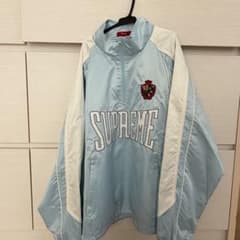 supreme 25SS Satin Piping Pullover BLU - メルカリ