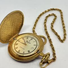 懐中時計Aroma アロマ クォーツ デイト スイス製 動作品 - メルカリ