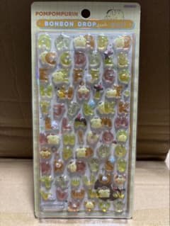 ［正規品］　ポムポムプリン　ボンボンドロップシール　文字のサムネイル