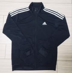 adidas トラックジャケット　ジャージ　ブラック Mのサムネイル