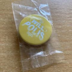WILL POLIS 2014 ピンバッジ イエローのサムネイル