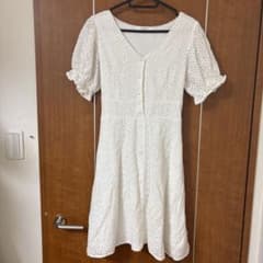 archives basic ホワイト レース ワンピース 半袖のサムネイル