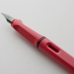 ジャンク品 LAMY ラミー SAFARI サファリ 万年筆 レッド M 中字のサムネイル