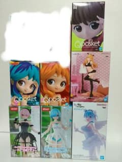 피규어 7체 세트 리제로 Qposket 키타가와 카이유메
