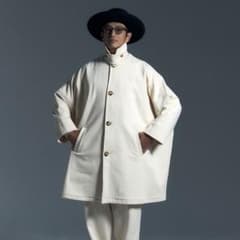 HAPPY SAUCE ビッグシルエット スウェットコート 伊勢谷友介 Lサイズ HAPPY SAUCE ビッグシルエット スウェットコート 伊勢谷友介 Lサイズ