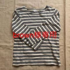 MUJI ボーダーTシャツ　長袖　120センチのサムネイル