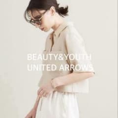 BEAUTY&YOUTH ポリエステルメッシュ ショート5分袖シャツのサムネイル