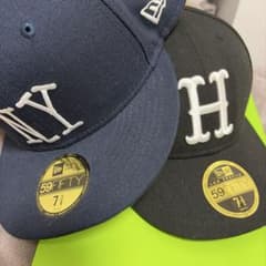 New Era×stussy 59FIFTY NY キャップネイビー 7 3/8 - メルカリ