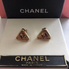 CHANEL ピアス 2000年発売ココトライアングル ビンテージ - メルカリ