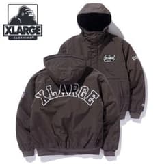 XLARGE フード付きダークブラウンジャケットのサムネイル