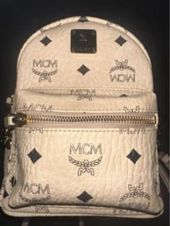 MCM ホワイト ロゴリュック X-Miniのサムネイル