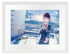 三角の距離は限りないゼロ　キャラファイングラフ　hiten　サイン入り　複製原画 三角の距離は限りないゼロ キャラファイングラフ hiten サイン入り